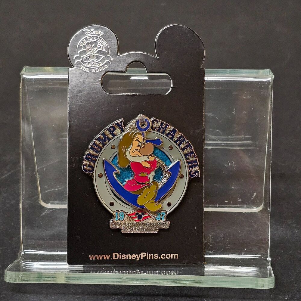 Grumpy Charters Disney Cruise Line Pin New 2017 Snow White 121639 Paradise